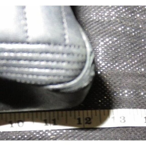 BALLY Black leather handbag with matching pochette Vintage - Picture 9 of 14